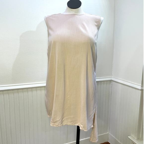 H by Halston Plus Size 18W Tunic Top Asymmetrical Textured Crepe Minimalist - Picture 9 of 9